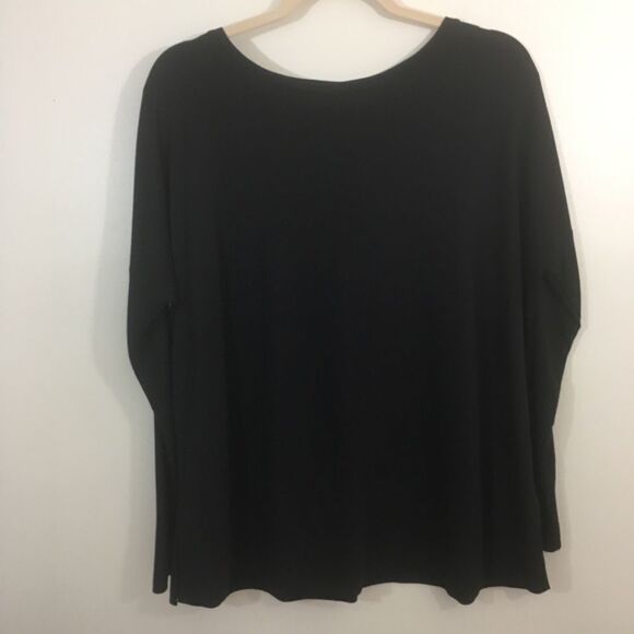 LOFT Drapey Ponte Tee, size medium - Picture 2 of 8